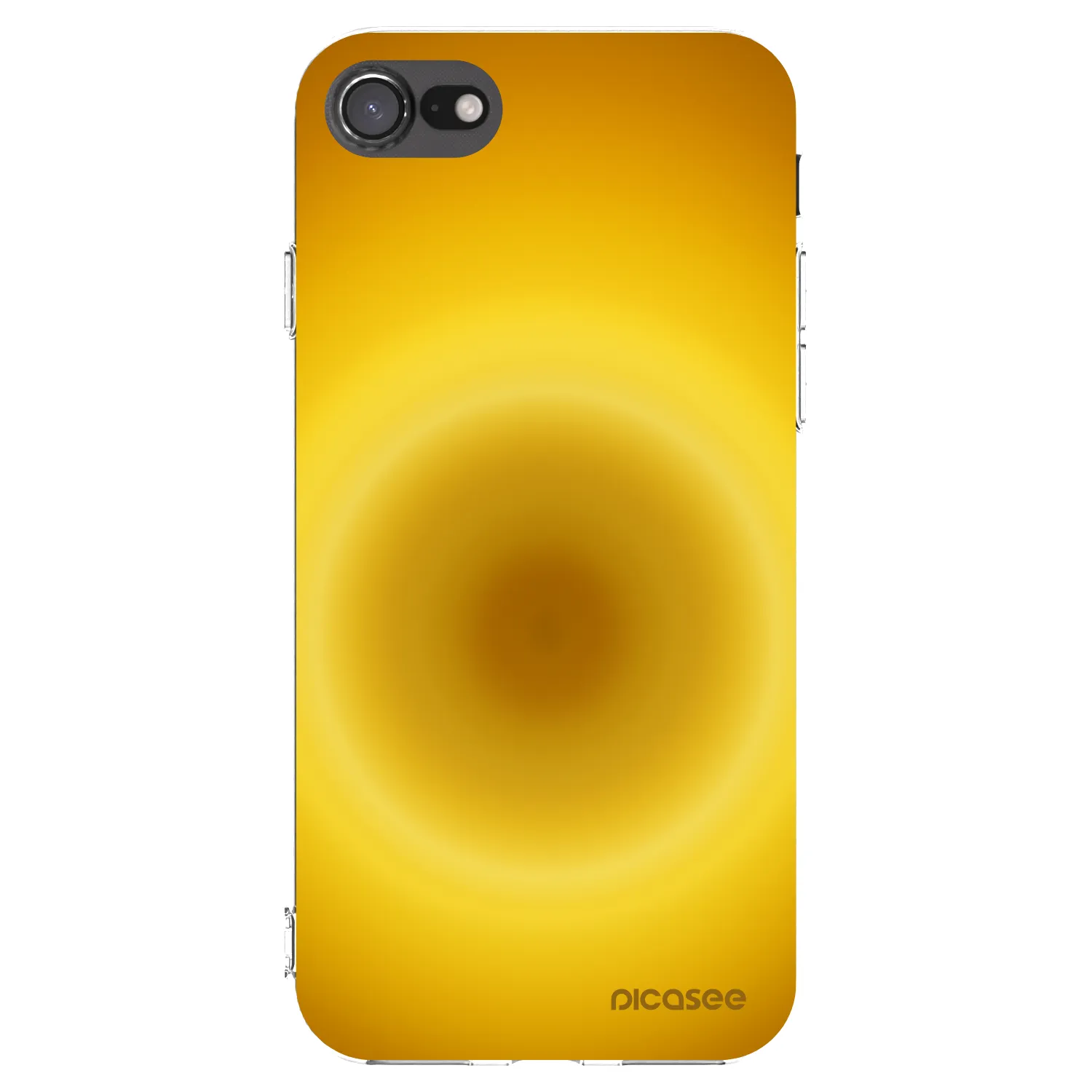 Picasee silikonowe przeźroczyste etui na Apple iPhone 8 - Solar Pulse