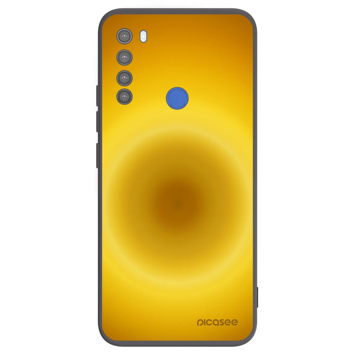 Picasee silikonowe czarne etui na Xiaomi Redmi Note 8T - Solar Pulse