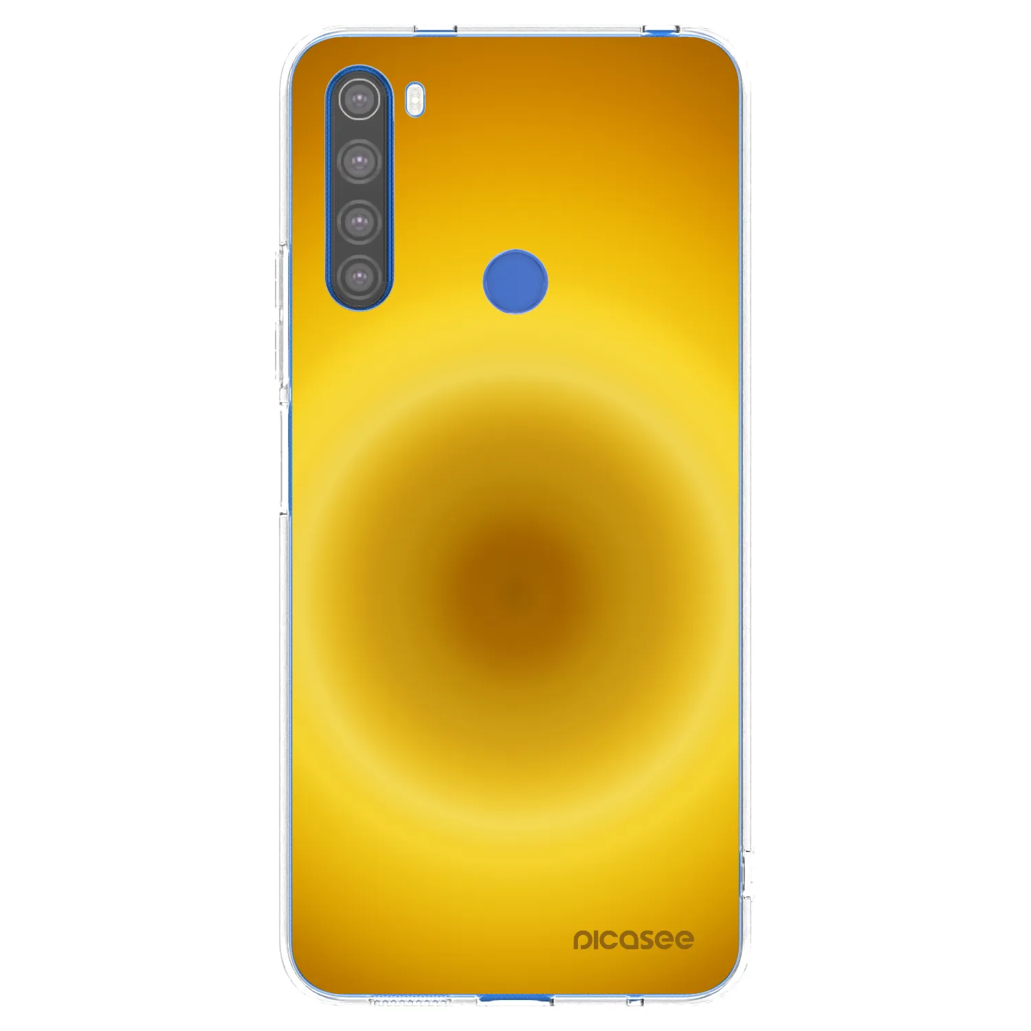 Picasee silikonowe przeźroczyste etui na Xiaomi Redmi Note 8T - Solar Pulse