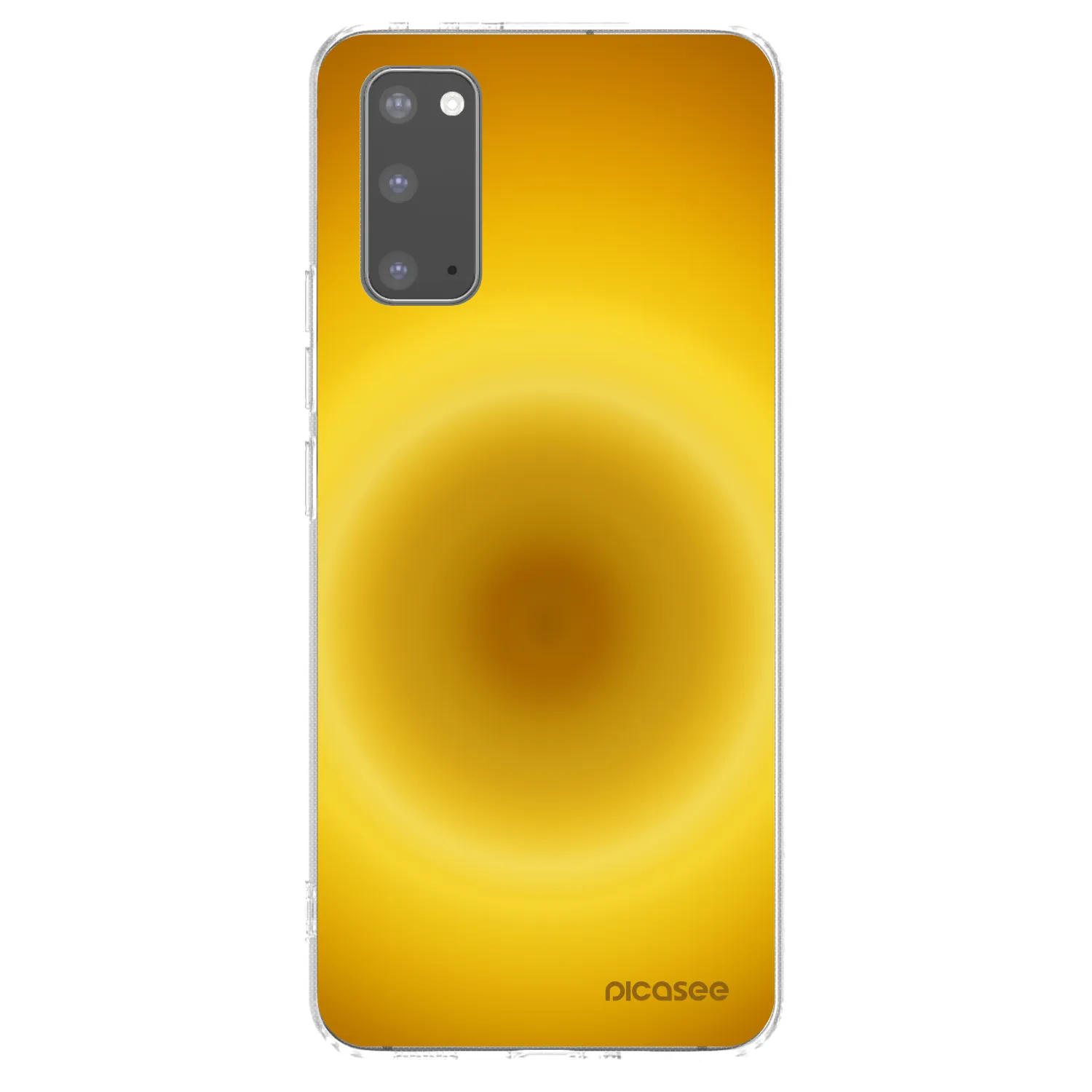 Picasee silikonowe przeźroczyste etui na Samsung Galaxy S20 G980F - Solar Pulse