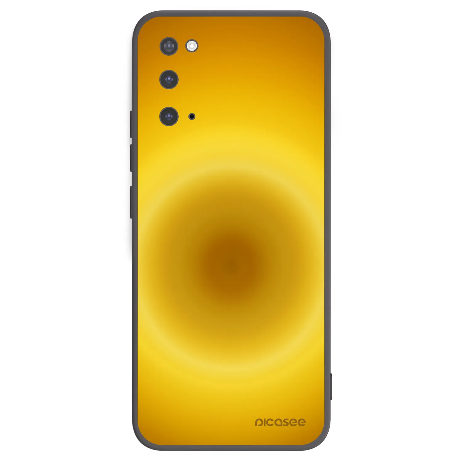 Picasee silikonowe czarne etui na Samsung Galaxy S20 G980F - Solar Pulse