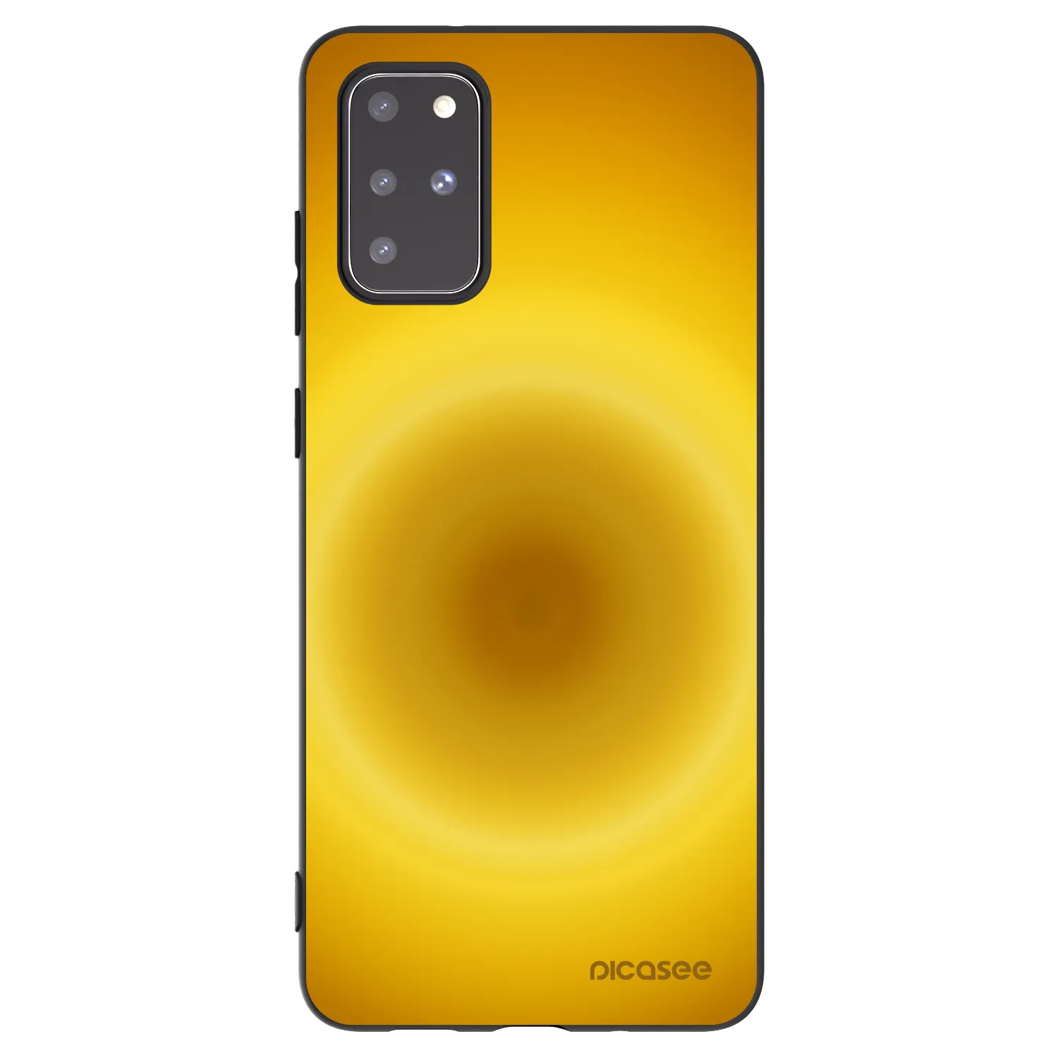 Picasee silikonowe czarne etui na Samsung Galaxy S20+ G985F - Solar Pulse