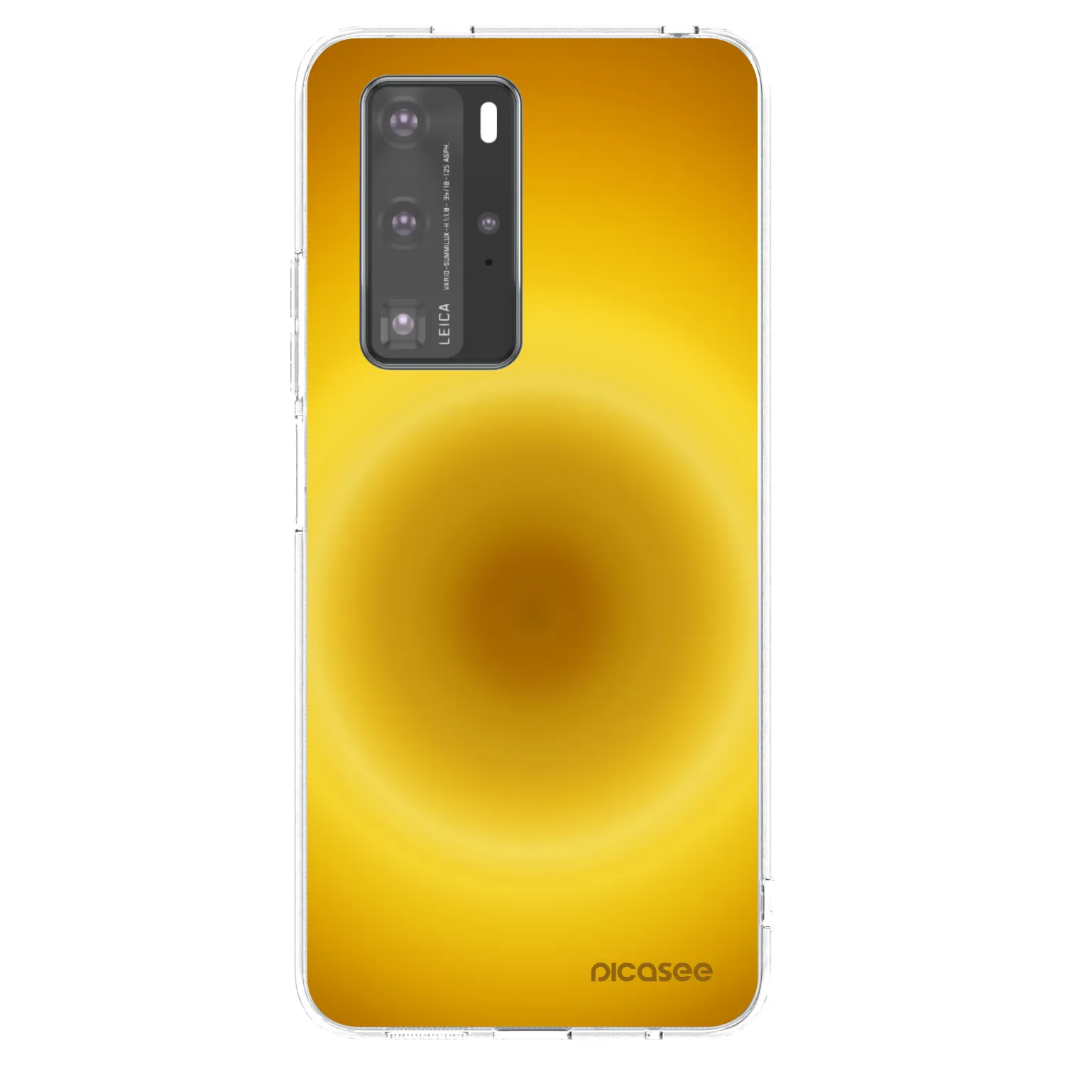 Picasee silikonowe przeźroczyste etui na Huawei P40 Pro - Solar Pulse