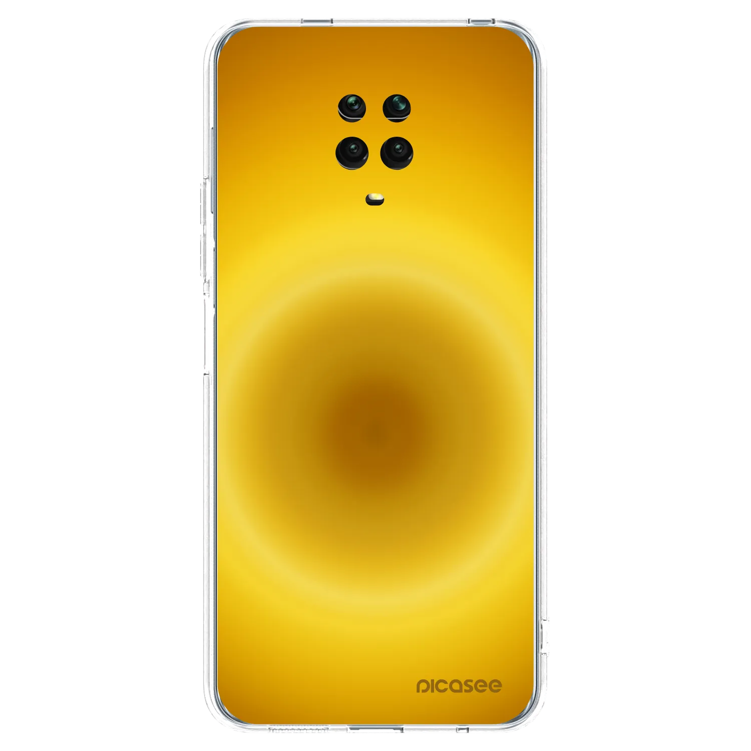 Picasee silikonowe przeźroczyste etui na Xiaomi Redmi Note 9 Pro - Solar Pulse