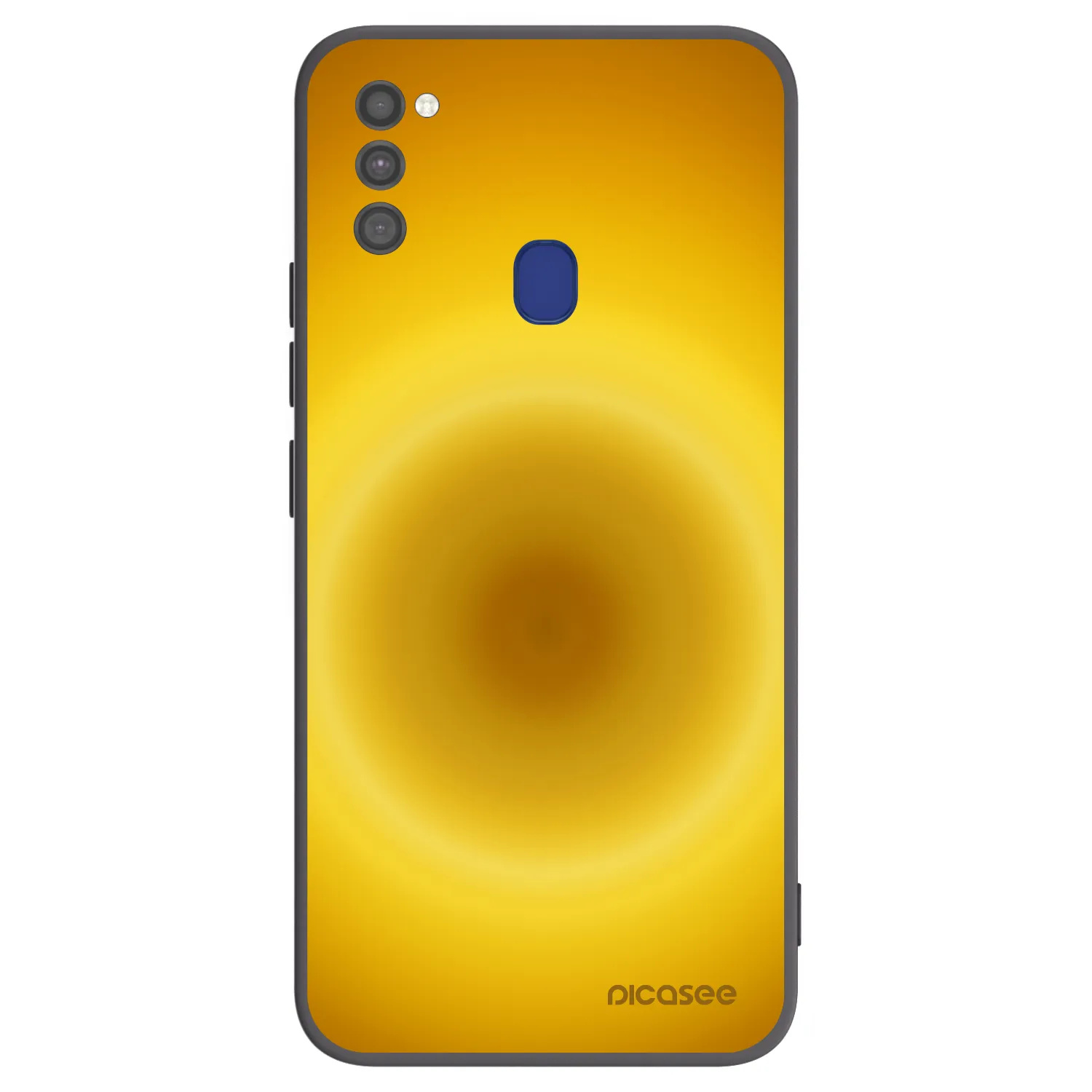 Picasee silikonowe czarne etui na Samsung Galaxy M21 M215F - Solar Pulse