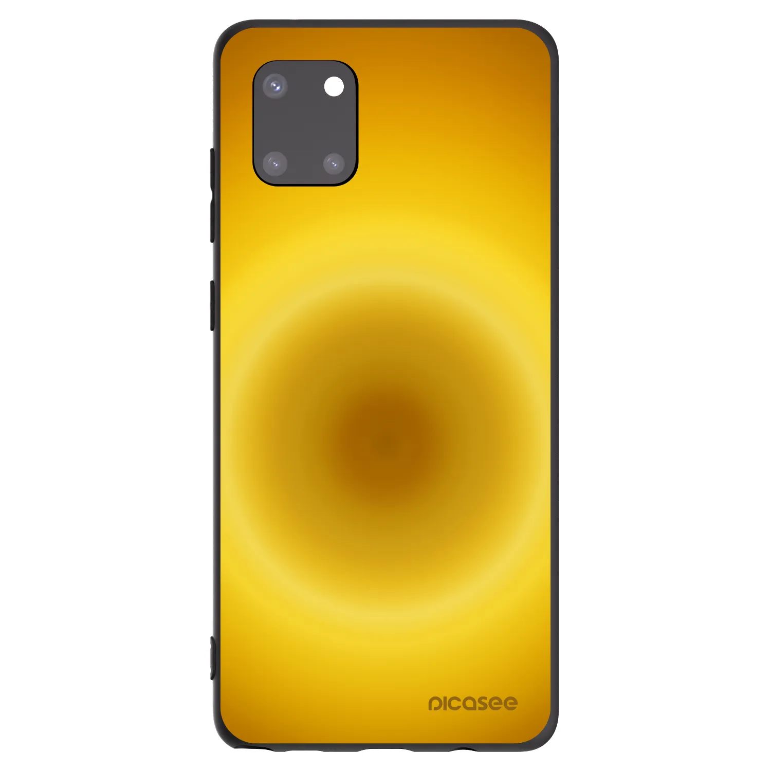 Picasee silikonowe czarne etui na Samsung Galaxy Note 10 Lite N770F - Solar Pulse