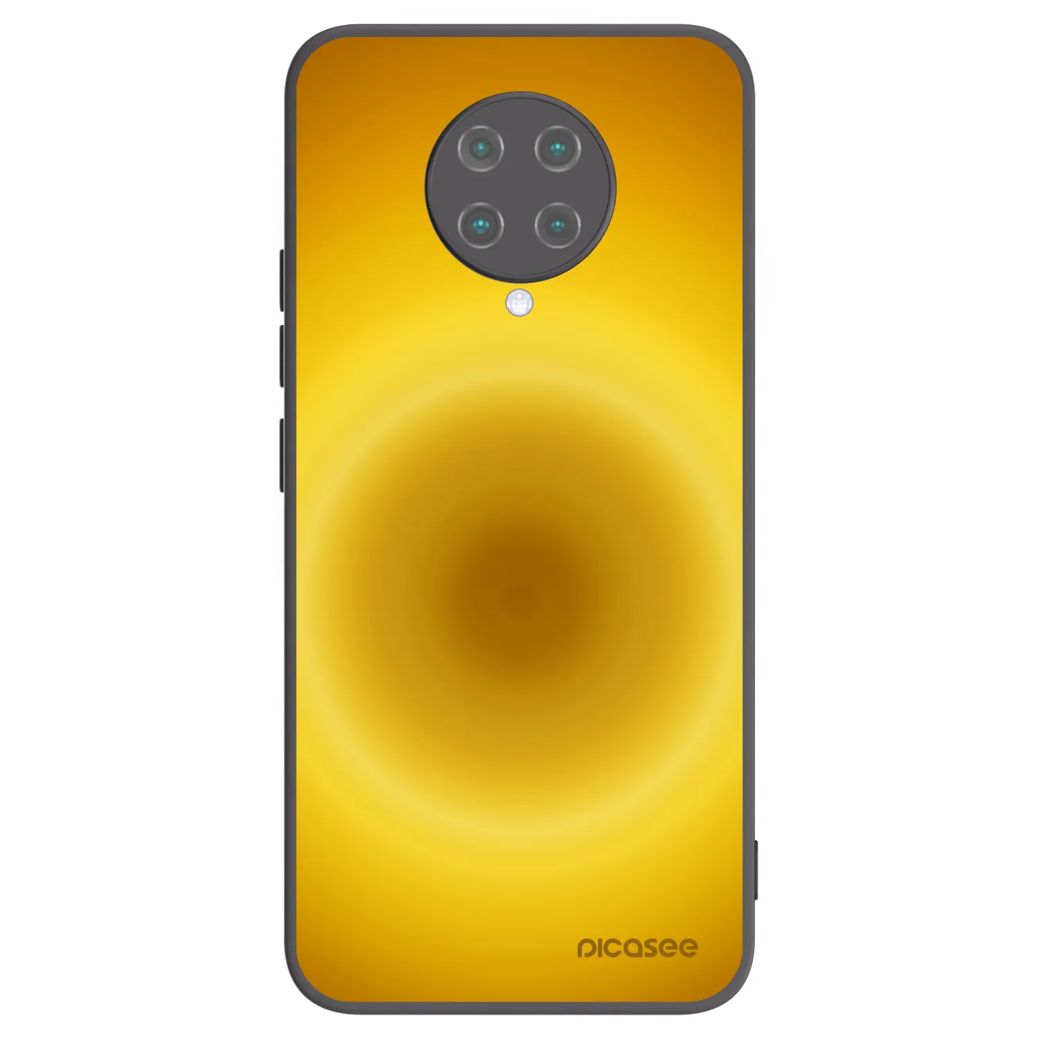 Picasee silikonowe czarne etui na Xiaomi Poco F2 Pro - Solar Pulse