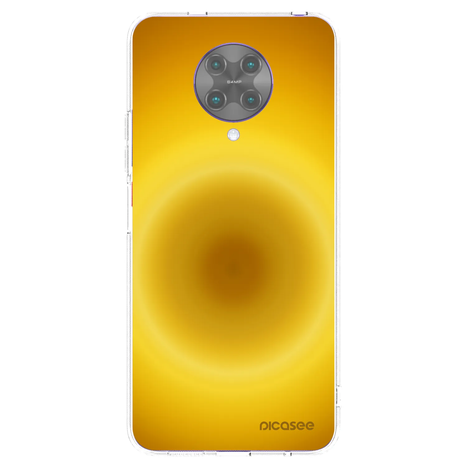 Picasee silikonowe przeźroczyste etui na Xiaomi Poco F2 Pro - Solar Pulse