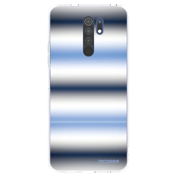 Picasee silikonowe przeźroczyste etui na Xiaomi Redmi 9 - Static Lines