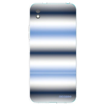Picasee silikonowe czarne etui na Xiaomi Redmi 9A - Static Lines