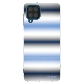 Picasee silikonowe przeźroczyste etui na Samsung Galaxy A12 A125F - Static Lines