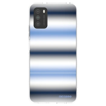 Picasee silikonowe przeźroczyste etui na Xiaomi Poco M3 - Static Lines