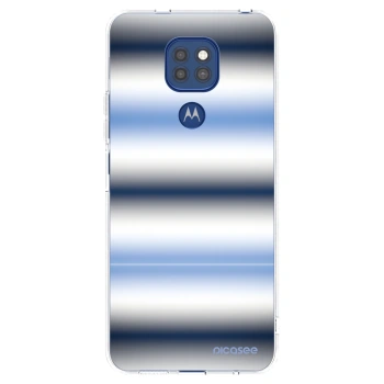 Picasee silikonowe przeźroczyste etui na Motorola Moto G9 Play - Static Lines