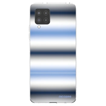 Picasee silikonowe przeźroczyste etui na Samsung Galaxy A42 A426B - Static Lines