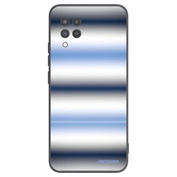 Picasee silikonowe czarne etui na Samsung Galaxy A42 A426B - Static Lines