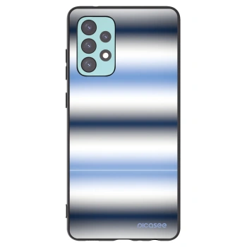 Picasee silikonowe czarne etui na Samsung Galaxy A72 A725F - Static Lines