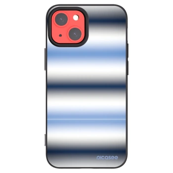 Picasee silikonowe czarne etui na Apple iPhone 13 mini - Static Lines