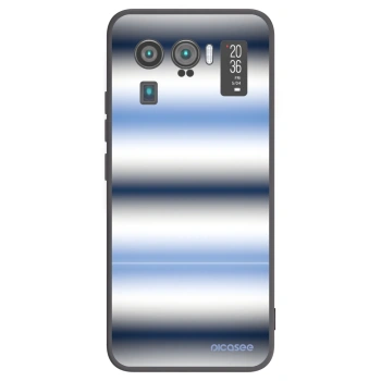Picasee silikonowe czarne etui na Xiaomi Mi 11 Ultra - Static Lines