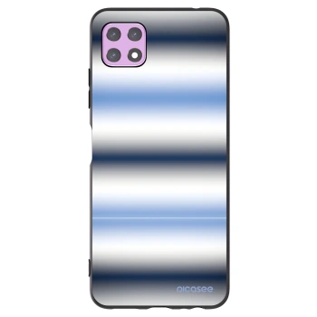 Picasee silikonowe czarne etui na Samsung Galaxy A22 A226B 5G - Static Lines
