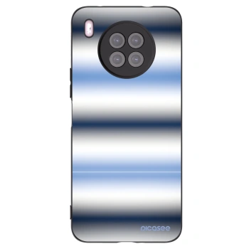 Picasee silikonowe czarne etui na Huawei Nova 8i - Static Lines