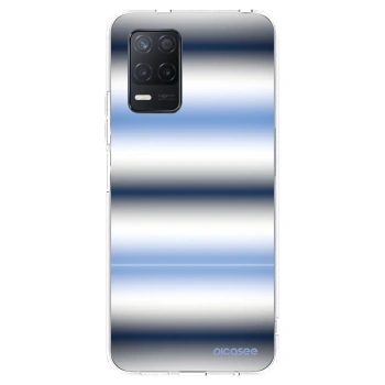 Picasee silikonowe przeźroczyste etui na Realme 8 5G - Static Lines