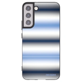 Picasee silikonowe czarne etui na Samsung Galaxy S22+ 5G - Static Lines