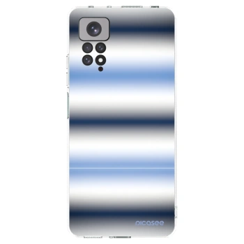 Picasee silikonowe przeźroczyste etui na Xiaomi Redmi Note 11 - Static Lines