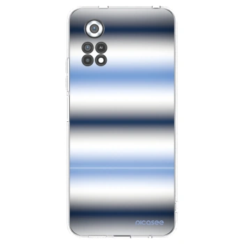 Picasee silikonowe przeźroczyste etui na Xiaomi Poco X4 Pro 5G - Static Lines