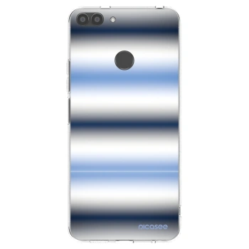 Picasee silikonowe przeźroczyste etui na Huawei P Smart - Static Lines