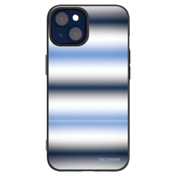 Picasee silikonowe czarne etui na Apple iPhone 14 - Static Lines