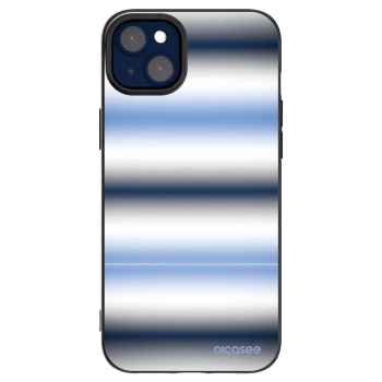 Picasee silikonowe czarne etui na Apple iPhone 14 Plus - Static Lines
