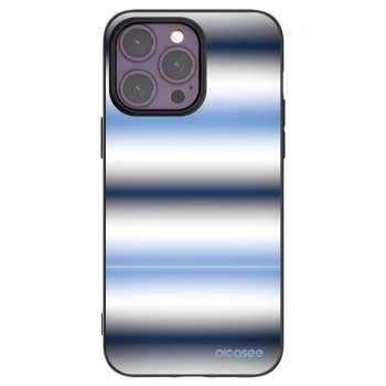 Picasee silikonowe czarne etui na Apple iPhone 14 Pro Max - Static Lines