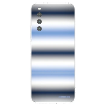 Picasee silikonowe przeźroczyste etui na Sony Xperia 10 IV 5G - Static Lines