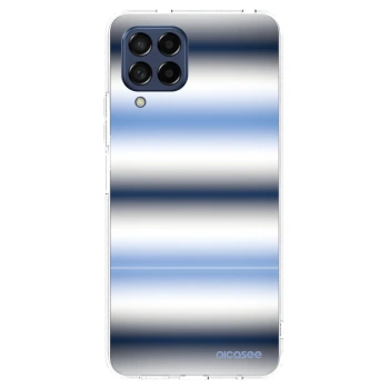 Picasee silikonowe przeźroczyste etui na Samsung Galaxy M53 5G - Static Lines