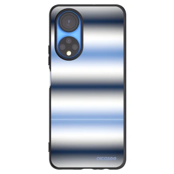 Picasee silikonowe czarne etui na Honor X7 - Static Lines