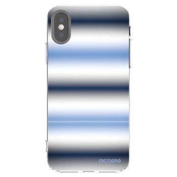 Picasee silikonowe przeźroczyste etui na Apple iPhone X/XS - Static Lines