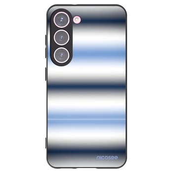 Picasee silikonowe czarne etui na Samsung Galaxy S23 5G - Static Lines