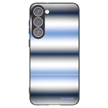 Picasee silikonowe czarne etui na Samsung Galaxy S23+ 5G - Static Lines