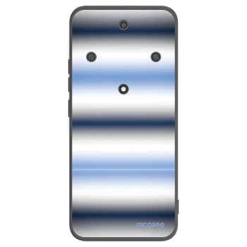Picasee silikonowe czarne etui na Honor Magic5 Lite 5G - Static Lines