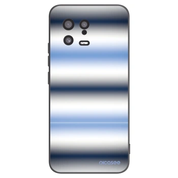 Picasee silikonowe czarne etui na Xiaomi 13 - Static Lines