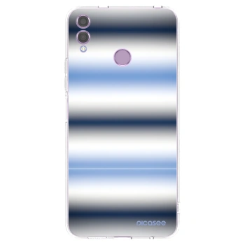 Picasee silikonowe przeźroczyste etui na Honor 8X - Static Lines