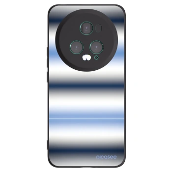 Picasee silikonowe czarne etui na Honor Magic5 Pro - Static Lines