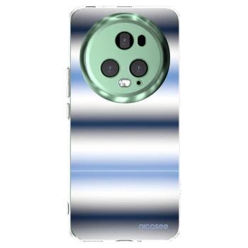 Picasee silikonowe przeźroczyste etui na Honor Magic5 Pro - Static Lines