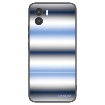 Picasee silikonowe czarne etui na Xiaomi Redmi A2 - Static Lines