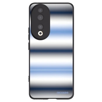 Picasee silikonowe czarne etui na Honor 90 5G - Static Lines