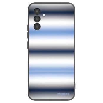 Picasee silikonowe czarne etui na Samsung Galaxy A04s A047F - Static Lines