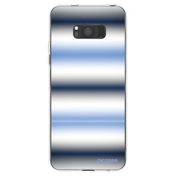 Picasee silikonowe przeźroczyste etui na Samsung Galaxy S8 G950F - Static Lines