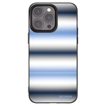 Picasee silikonowe czarne etui na Apple iPhone 15 Pro Max - Static Lines