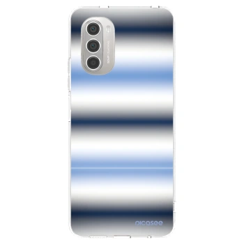 Picasee silikonowe przeźroczyste etui na Motorola Moto G51 - Static Lines