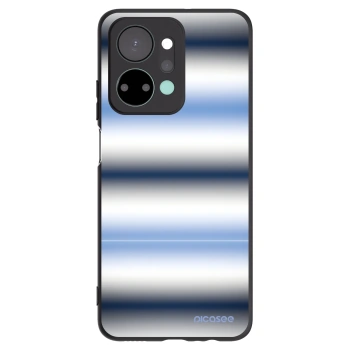 Picasee silikonowe czarne etui na Honor X7a - Static Lines